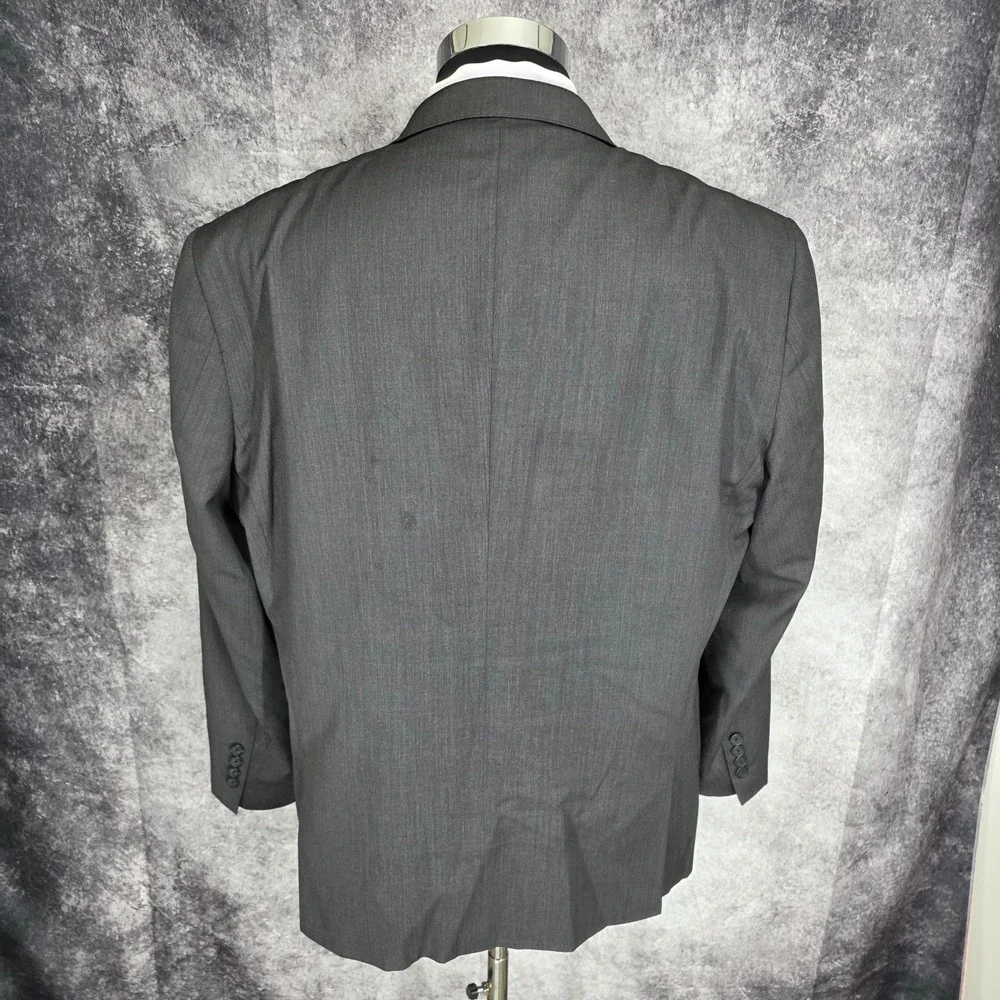 Cornelli Blazer Mens 48R Gray Sports Coat Jacket 2 B 100%‎ Wool Vented Italy